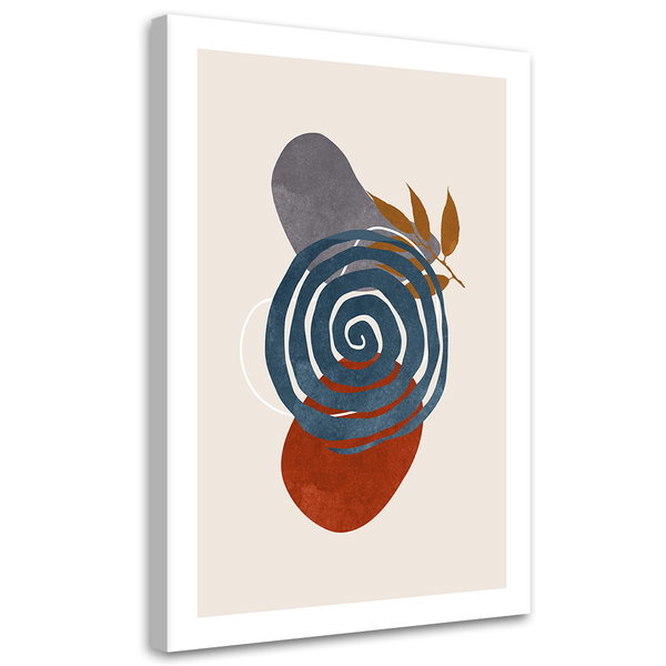 Kunstdruck auf Leinwand 'Spiral Botanical'