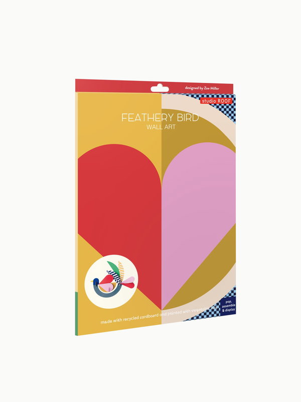 Wanddeko Papier 'Feathery Bird'