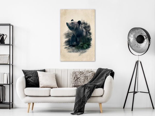 Kunstdruck auf Leinwand 'Bear Valley Vertical'