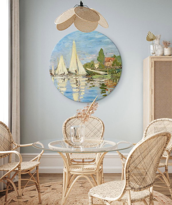 Rundes Bild 'Monet's Regatta'