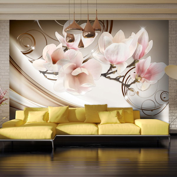 Zelfklevend behang 'Waves of Magnolia'