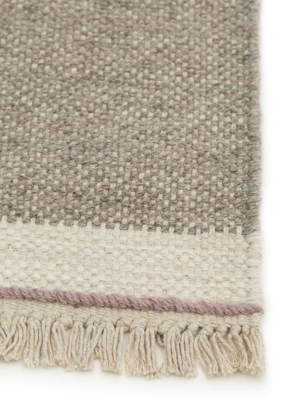 Design Wollteppich Karla Grau