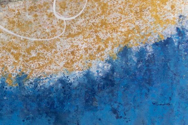 Großzügig aufgetragene Farben