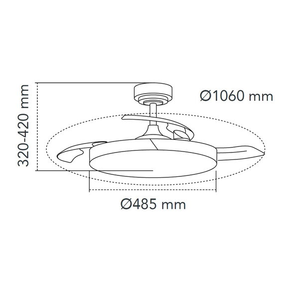 Stropni ventilator 'Ecoro EB1'