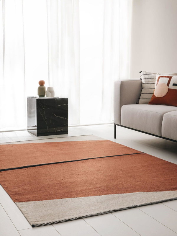 Tapis 'Lenny Terracotta'