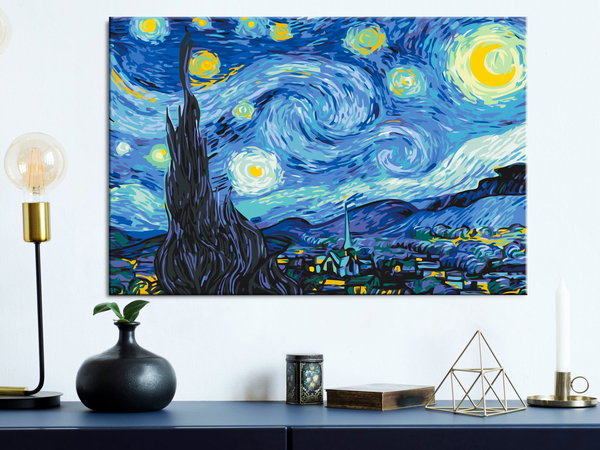 Malen nach Zahlen für Erwachsene 'Van Gogh's Starry Night'
