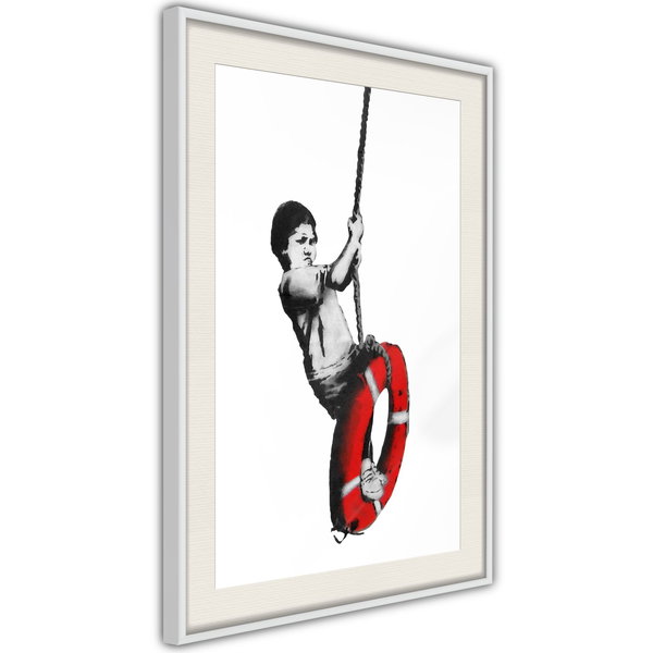 Poster 'Banksy: Boy on Rope'