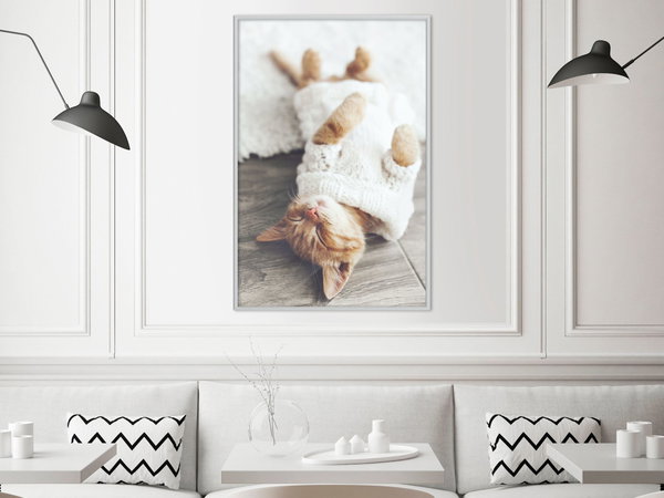 Poster 'Lazy Cat'