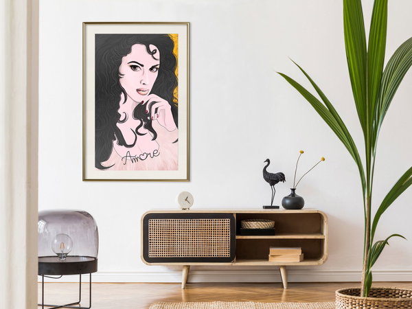 Poster 'Tumbling Curls'