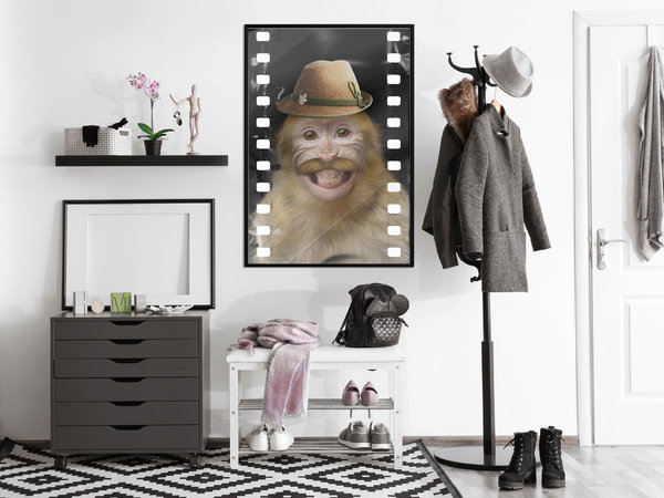 Poster 'Monkey In Hat'