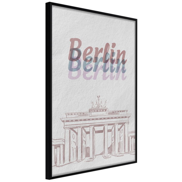Poster 'Pastel Berlin'