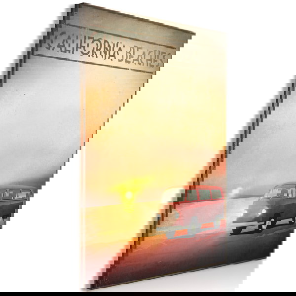 Umjetnički print na platnu 'California Beaches Vertical'