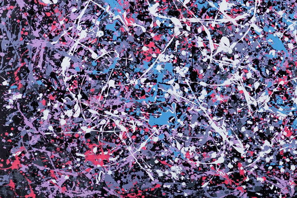 Pintura aplicada con generosidad