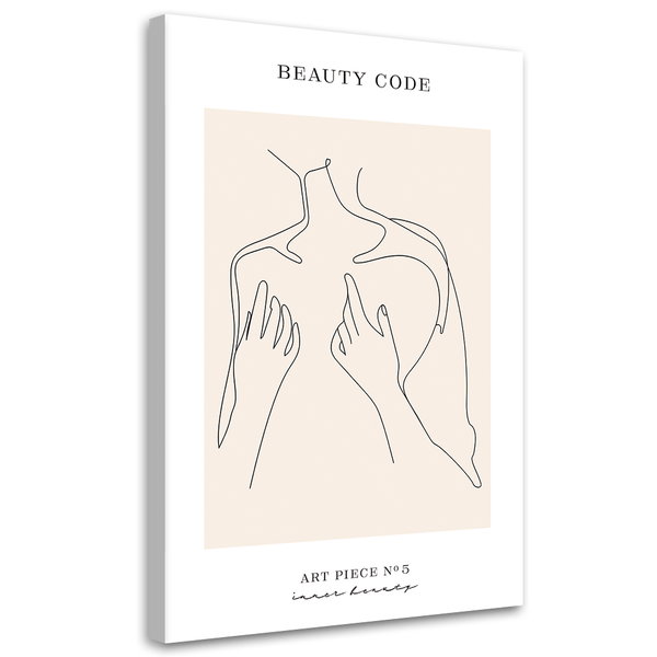 Kunstdruck auf Leinwand 'Inner Beauty'