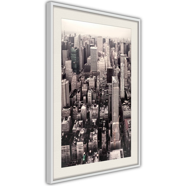 Poster 'New York from a Bird's Eye View'