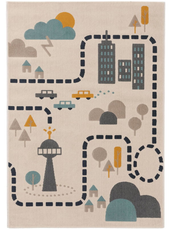 Design Kinderteppich Juno Beige V