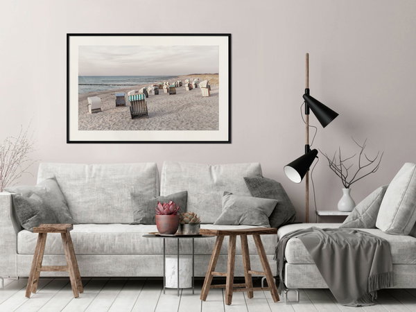 Poster 'Baltic Beach Chairs'