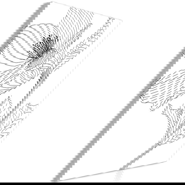 Cuadro impreso sobre lienzo 'Spring Sketch Vertical'