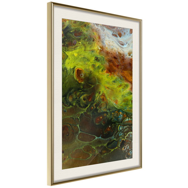 Poster 'Turbulent Green'
