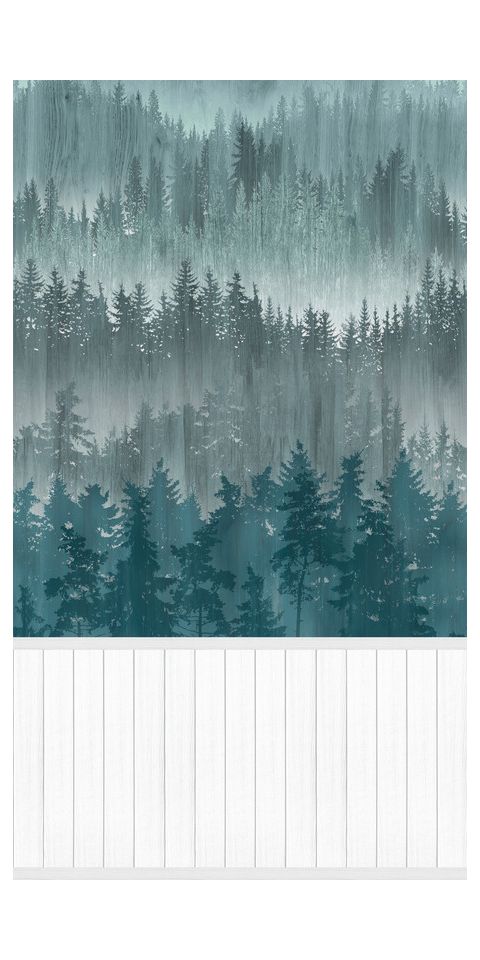 Wallpaper 'Woodland Charm' 63x110inches