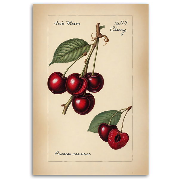 Kunstdruck auf Leinwand 'Cherry'