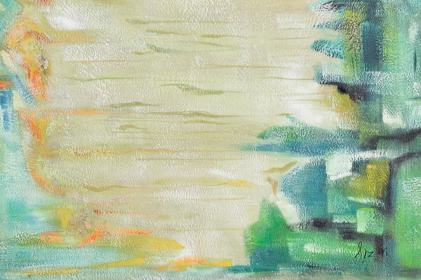 Pintura aplicada con generosidad