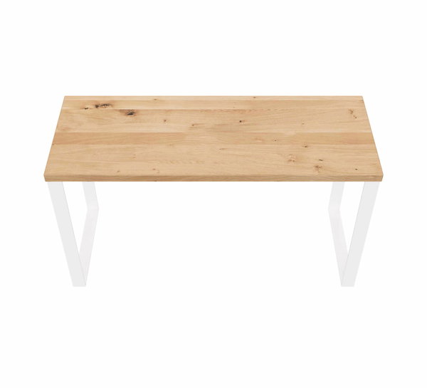 Zusammenspiel aus warmen Holz und kühlen Stahl