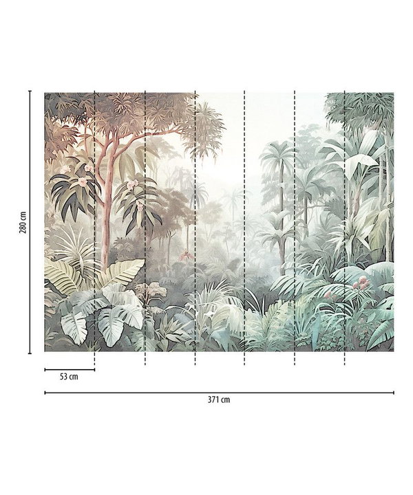Tapete 'Nature's Melody' 371x280cm