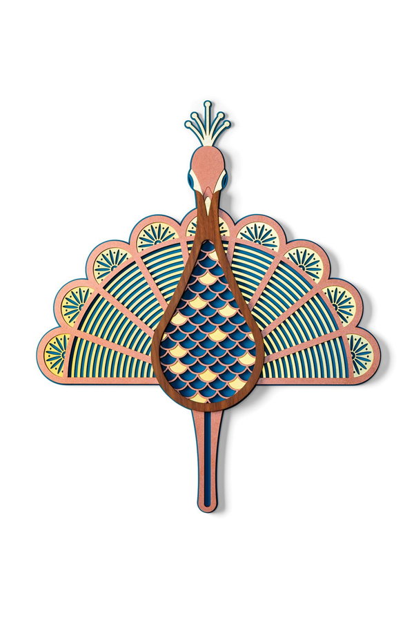Wandmasker 'The Peacock'