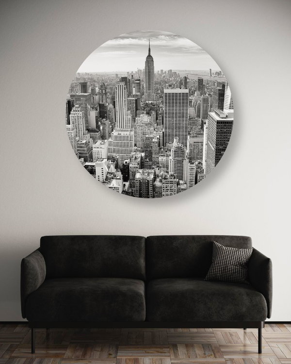 Rundes Bild 'Cityscape Echo'