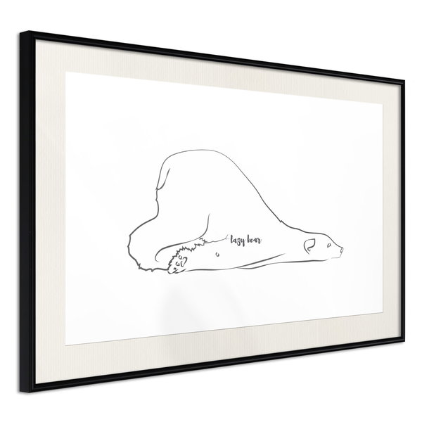 Poster 'Lazy Bear'