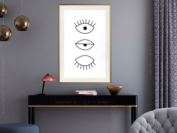 Poster 'Phases of Falling Asleep'