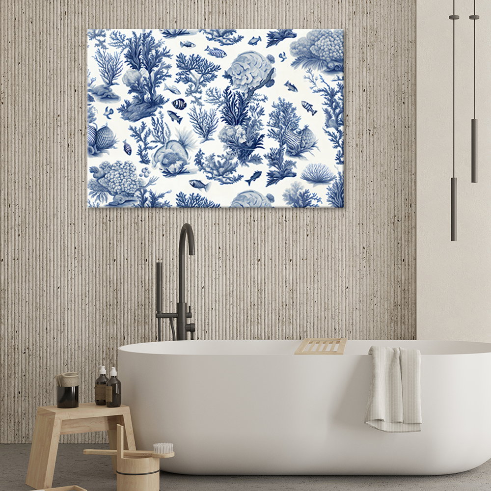 Canvas Poster 'Fish and Corals 2'