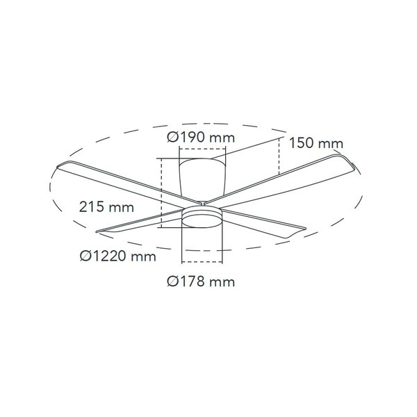 Deckenventilator 'Surat SC1'