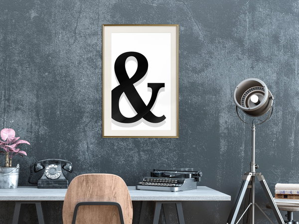 Poster 'Decorative Letter'
