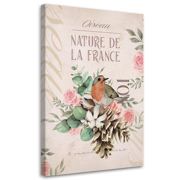 Kunstdruck auf Leinwand 'Nature de la France'
