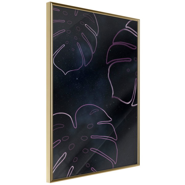 Poster 'Monstera Outline'