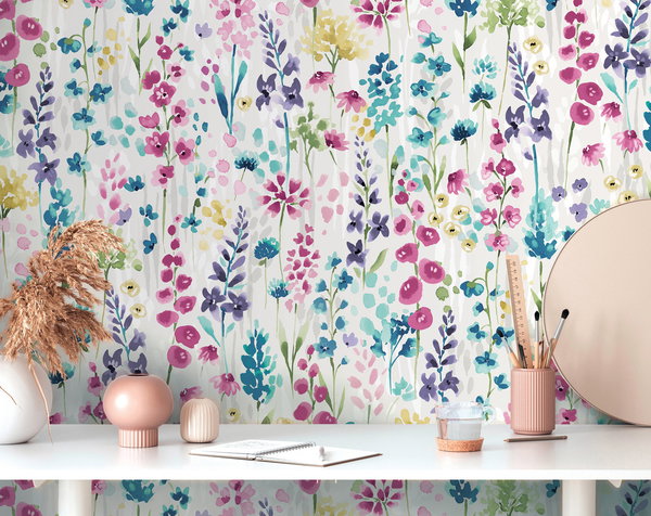 Tapete 'Pastel Garden' 53x1005cm