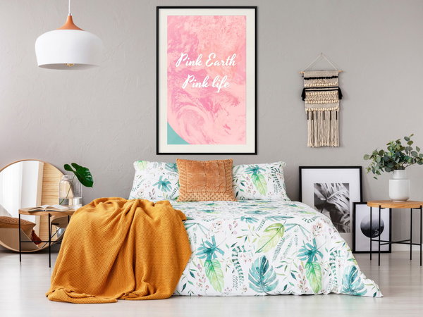 Poster 'Pink Earth, Pink Life'