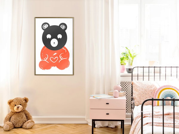 Poster 'Thoughtful Bear'