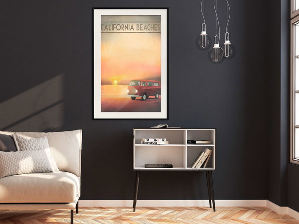 Poster 'California Beaches'