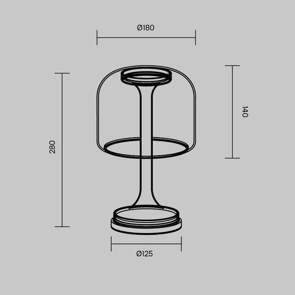 Table Lamp 'Spirito 4'
