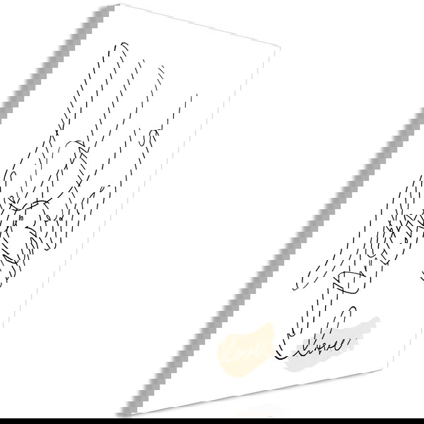 Umjetnički print na platnu 'Tangled Love Vertical'