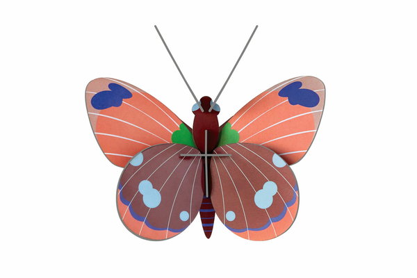 Wall deco 3d of cardboard 'Delias Butterfly Decor'