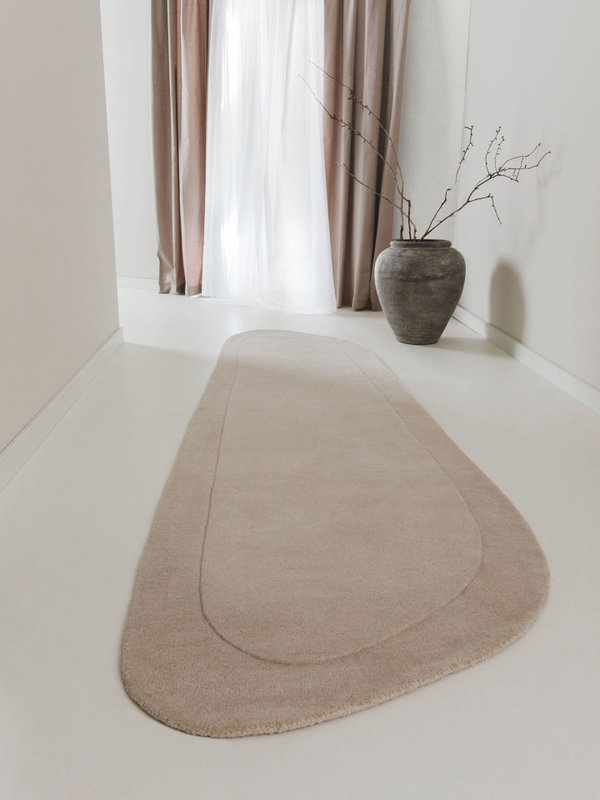 Design Wollteppich Shape Beige