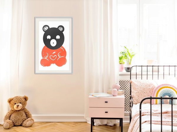 Poster 'Thoughtful Bear'