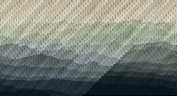 Behang 'Mountains 1' 500x270cm