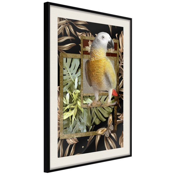 Poster 'Composition with Gold Parrot'