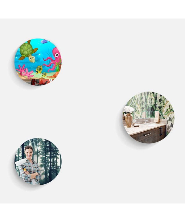 Selbstklebende Tapete 'Meet the Magnolias'