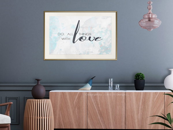 Poster 'Do All Things With Love'